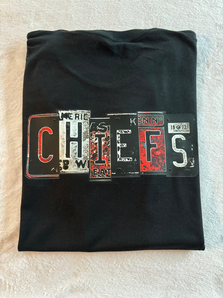 Chiefs license place t-shirt