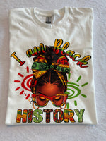 Messy Bun Juneteenth t-shirt