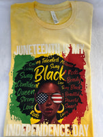 Juneteenth Is my Independence Day t-shirt