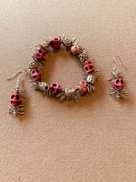 Women’s bracelet and earrings set-On Sale