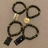 African color stack bracelet set