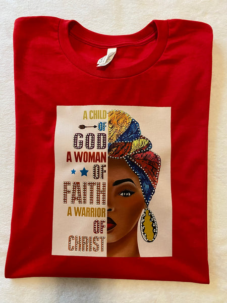 Rhinestone transfer t-shirt