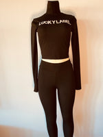 2- piece crop top and leggings