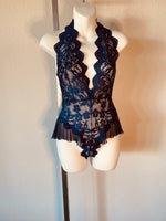 Blue bodysuit