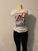 Rhinestone transfer sheet t-shirt