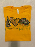 Peace love and dope soul t-shirt