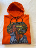 Affirmation hoodie with bling string