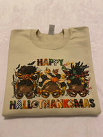 Happy HalloThanksMas Messy Bun