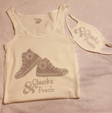 Rhinestone  top with matching mask