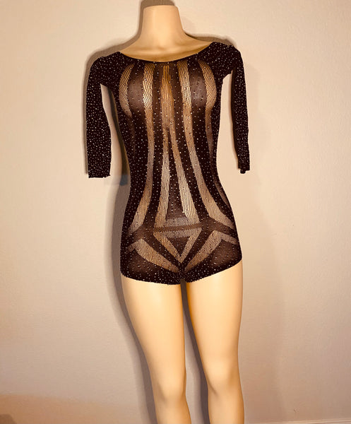 Black lace cami