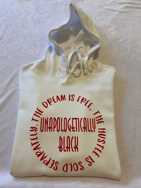 Unapologetically Black crop top  hoodie