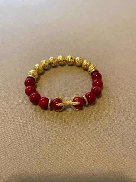 Red bamboo coral