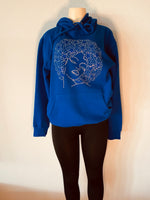Afro lady hoodie