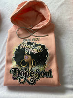 She Got Mad Hustle crop top hoodie