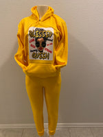 2 piece joggers set with customized image