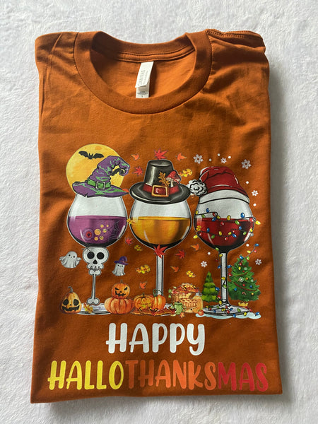 Happy HalloThanksMas t-shirt