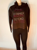 Crop top hoodie