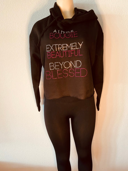 Crop top hoodie