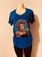 Rhinestone transfer sheet shirt